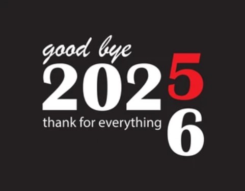 Goodbye 2025 Welcome 2026